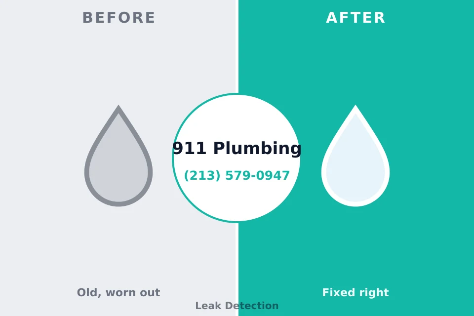 Before and after: plumbing repair Dolton, IL